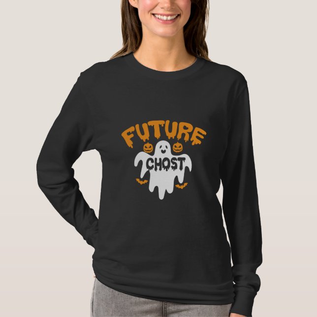 Camiseta Halloween Future Chost Birthday (Frente)