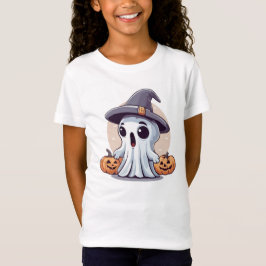 Camiseta Halloween: Geist mit Kürbissen - 
