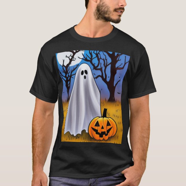 Camiseta Halloween Ghost (Frente)