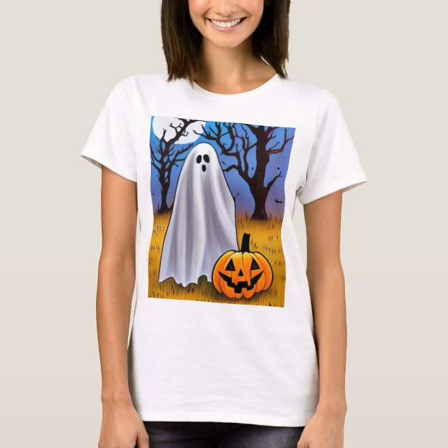 Camiseta Halloween Ghost (Frente)