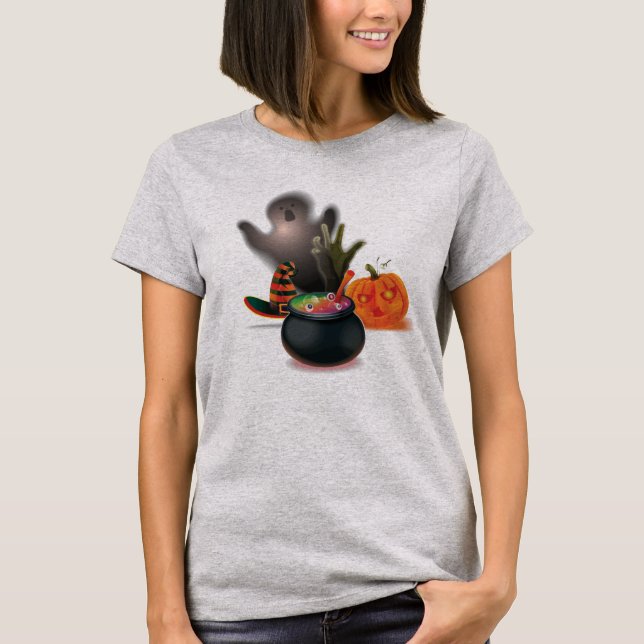 Camiseta Halloween Ghost (Frente)