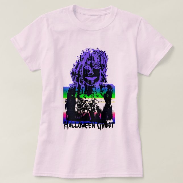 Camiseta Halloween Ghost (Frente do Design)