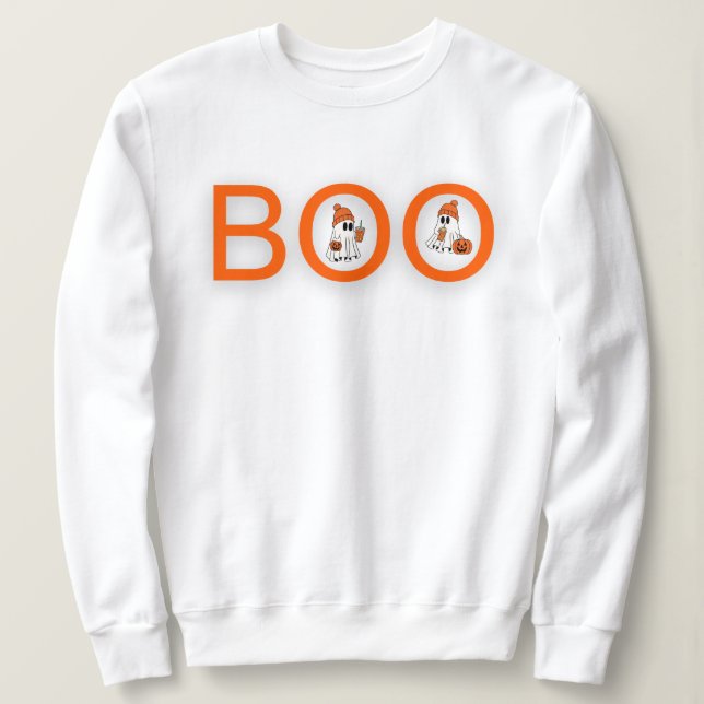 Camiseta Halloween Ghost boo (Frente do Design)