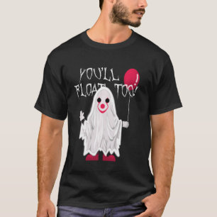 Camiseta Halloween Ghost Clowe Costume Balão Horror T Shi