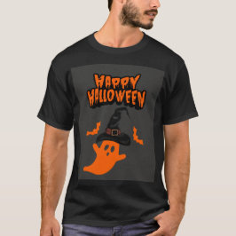 Camiseta Halloween Ghost com magia de bruxaria