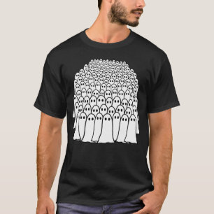 Camiseta Halloween-Ghost Crowd-Funny Cute Ghosts