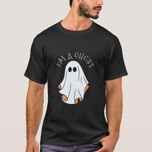 Camiseta Halloween Ghost, Dia de as Bruxas engraçado, Festa (Frente)