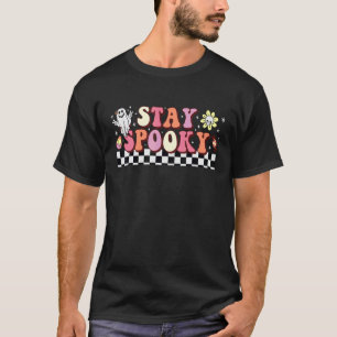 Camiseta Halloween Ghost Keep Spooky Season 2022 Retro 1