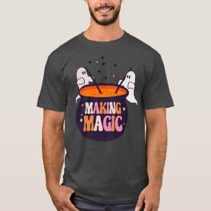 Camiseta Halloween Ghost Spooky Fazer Magic Witch Hallowee