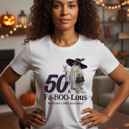 Camiseta Halloween Ghost Women's Fabuloso 50º Aniversário