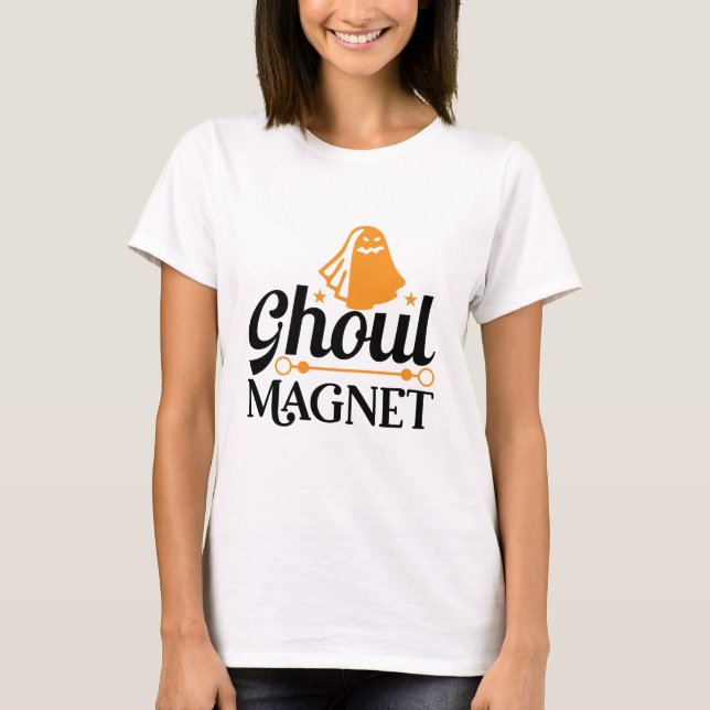 Camiseta Halloween Ghoul Magnet Birthday (Frente)