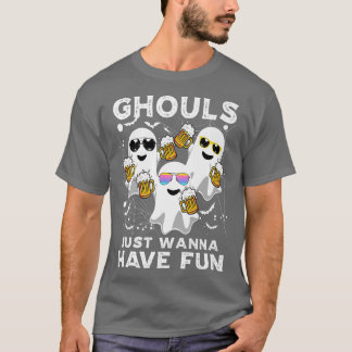 Camiseta Halloween Ghouls Só Quer Divertir-Se Com Fantasmas