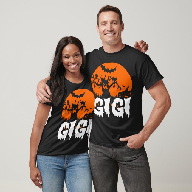 Camiseta Halloween Gigi Scary 31 de outubro Presente (Unissex)