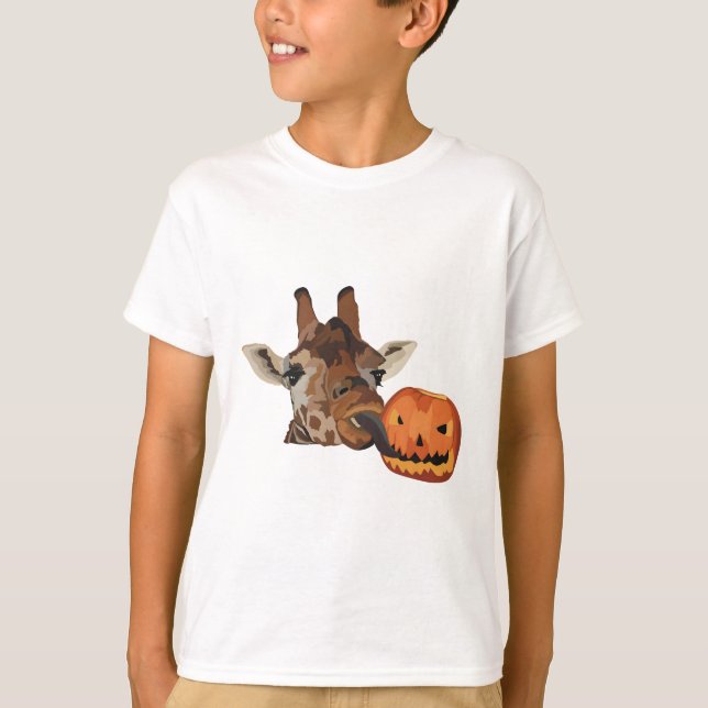 Camiseta Halloween Giraffe (Frente)