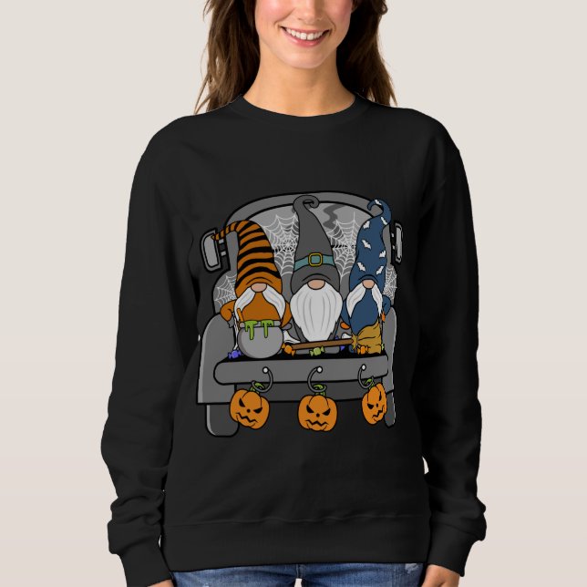 Camiseta Halloween Gnomos Monstros Engraçados Pumpkin Spice (Frente)