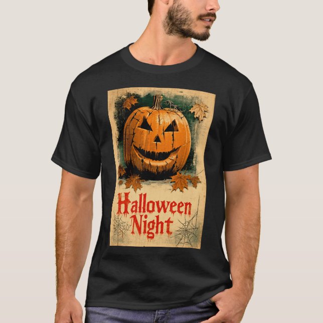 Camiseta Halloween Graphic – 1960s Inspired Series (Frente)