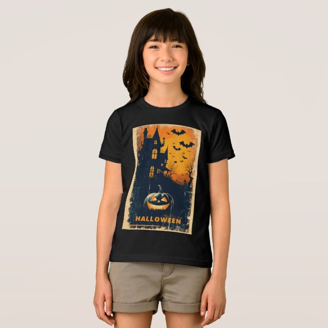 Camiseta Halloween Graphic - Limited Edition Trabalho de ar (Frente Completa)