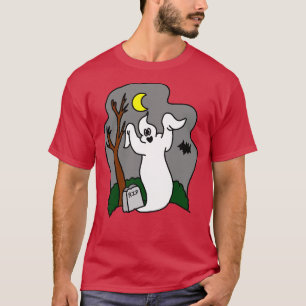 Camiseta Halloween Graveyard Ghost