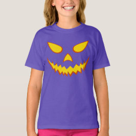 Camiseta Halloween Grinning Face Jack o Lanterna Pumpkin