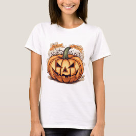 Camiseta Halloween: Großer Kürbis -