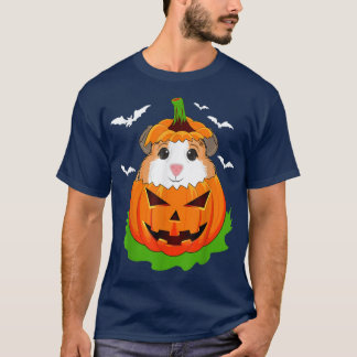 Camiseta Halloween Guiné Pig Amante Grunge Pumpkin Boys Gi