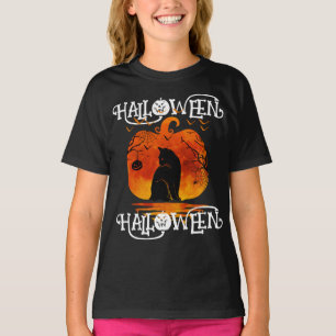 CAMISETA HALLOWEEN HALLOWEEN CAT BLACKIN