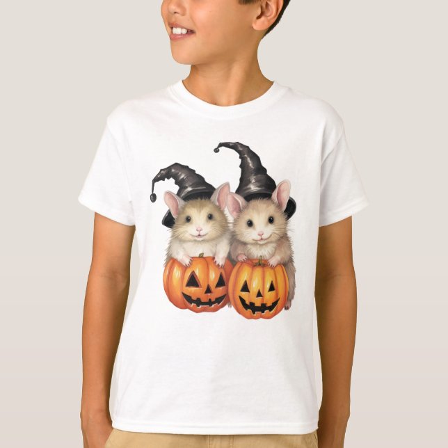 Camiseta Halloween Hamster (Frente)