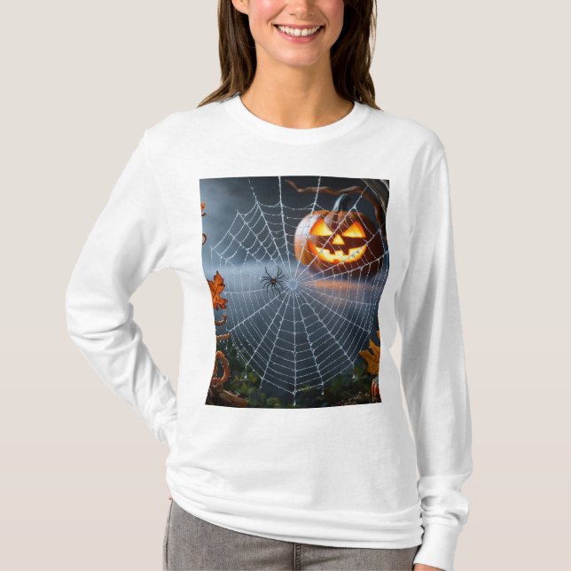 Camiseta Halloween Harvest" (Frente)