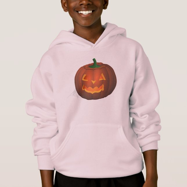 Camiseta Halloween Hoodie Pumpkin Jack-o-lantern (Frente)