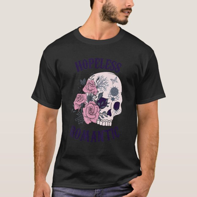 Camiseta Halloween Hopeless Romantic (Frente)