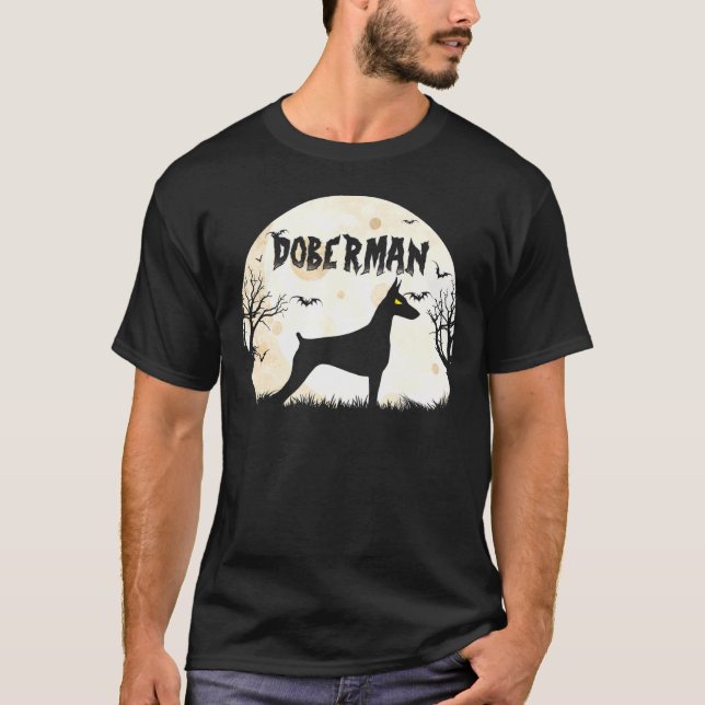 Camiseta Halloween Horror Doberman (Frente)