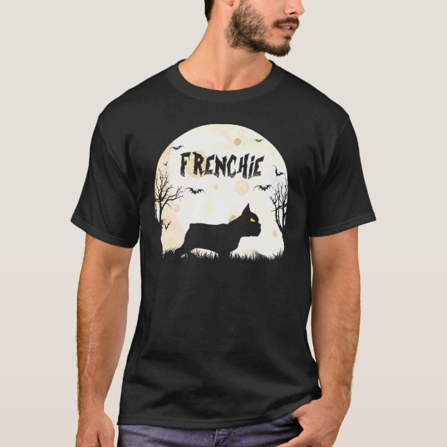 Camiseta Halloween Horror French Buldog (Frente)