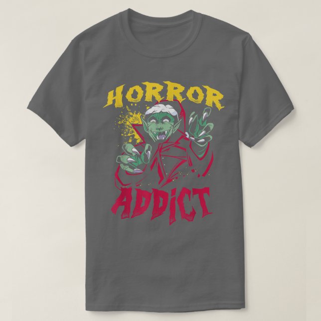 Camiseta Halloween Horror Stories Assustadores filmes Vampi (Frente do Design)