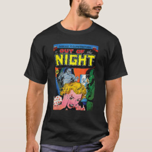 Camiseta Halloween Horror Vintage Mummy Zombie Comic Book R