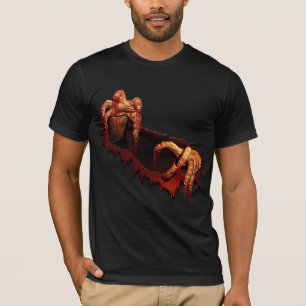 Camiseta Halloween Horror Zombie Camiseta morta