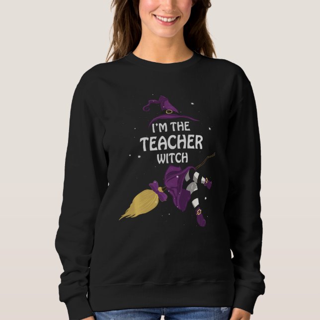 Camiseta Halloween Im A Família De Bruxas De Professores Co (Frente)