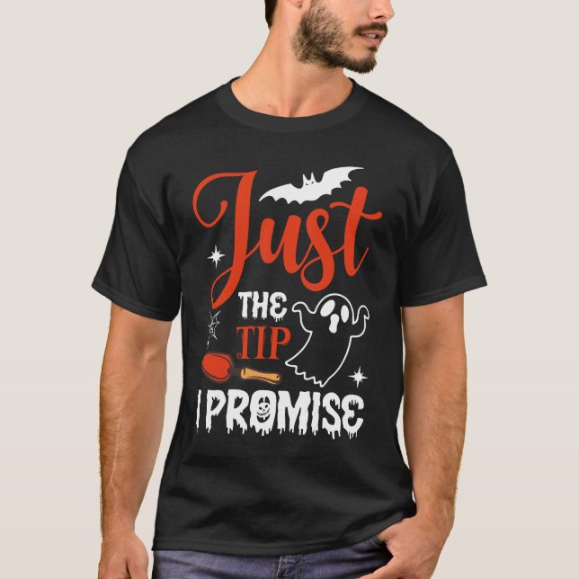 Camiseta "Halloween Jac" Apenas A Dica Que Prometo Ao Hallo (Frente)