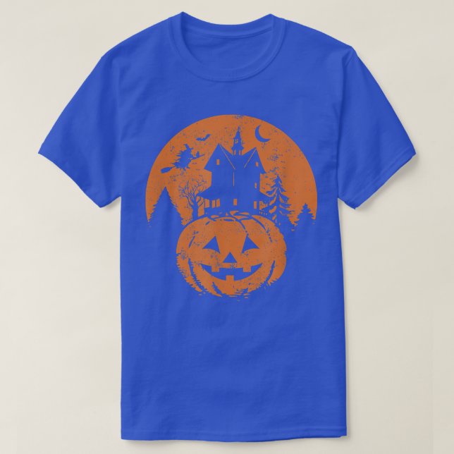 Camiseta Halloween Jack Lanterna JackoLantern Pumpkin Witch (Frente do Design)