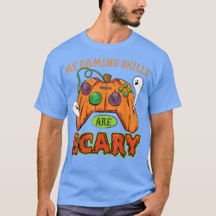 Camiseta Halloween Jack O Lantern Gamer Engraçado Habilidad