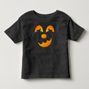 Camiseta Halloween Jack-o'-lanterna Rosto Engraçado