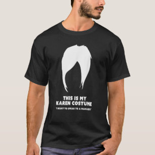 Camiseta Halloween Karen Costume Engraçado Ao Vivo Ria Cor