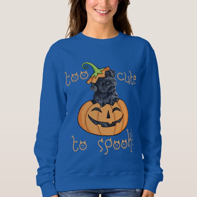 Camiseta Halloween Kerry Blue Terrier (Frente)