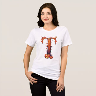 Camiseta Halloween Letter with T
