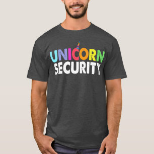 Camiseta Halloween Mãe Filha Costume Unicorn Segurança