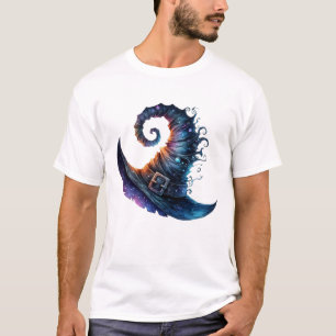 Camiseta Halloween Mágico de Bruxas Brancas