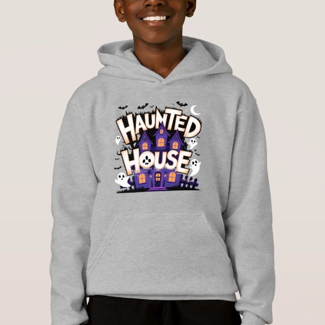 Camiseta Halloween - Maison Hantée (Frente)