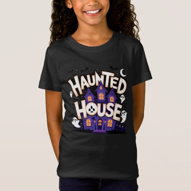 Camiseta Halloween - Maison Hantée (Frente)