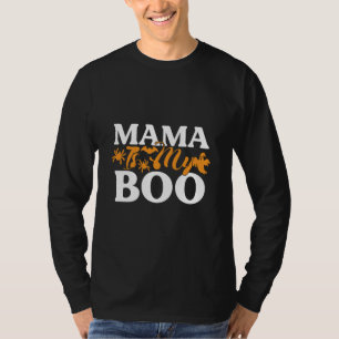 Camiseta Halloween Mama É Meu Boo Aniversário