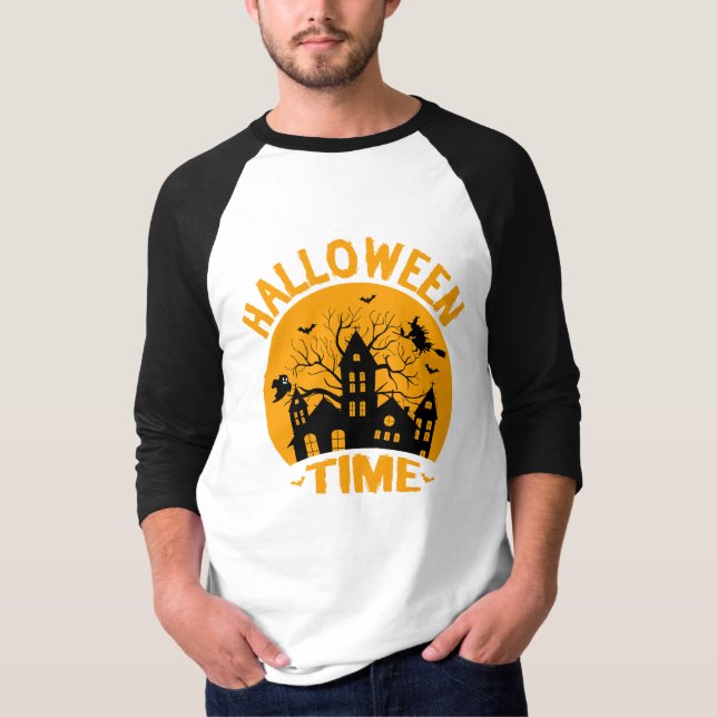 Camiseta Halloween, masculina (Frente)