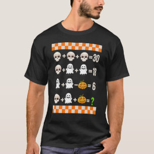 Camiseta Halloween Math Teacher Order Of Operations Quiz Fa
